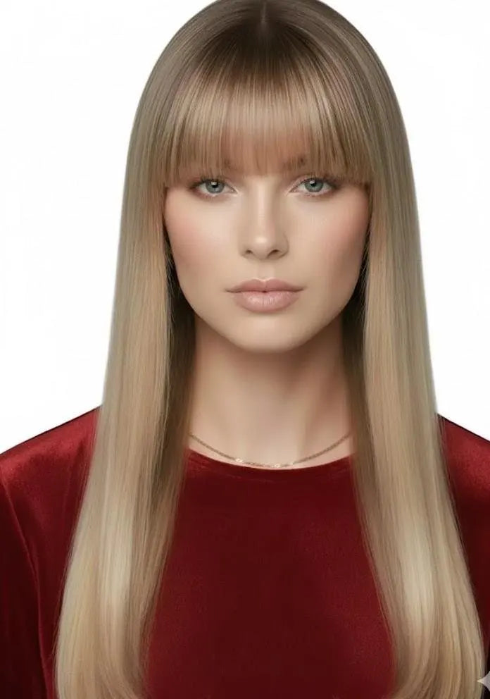Beige Blonde Balayage 3 Clips Topper 20 Inches Long(7702) Hair Topper With  3 Clips, Volumizing Piece | Zebaish Wigs & Extensions