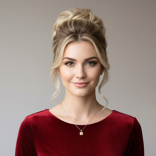 Dirty Blonde Messy Srunchy Bun Hair Piece for Thin Hair Women Synthetic Chignon  | Zebaish Wigs and Extensions