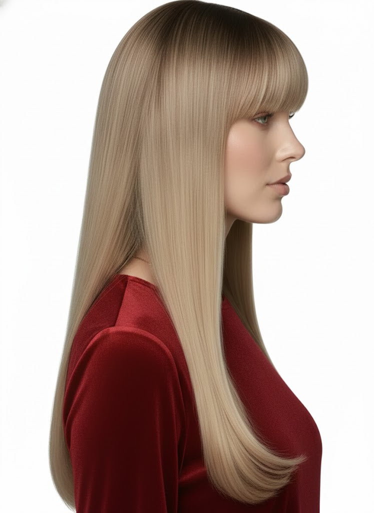 Beige Blonde Balayage 3 Clips Topper 20 Inches Long(7702) Hair Topper With  3 Clips, Volumizing Piece | Zebaish Wigs & Extensions